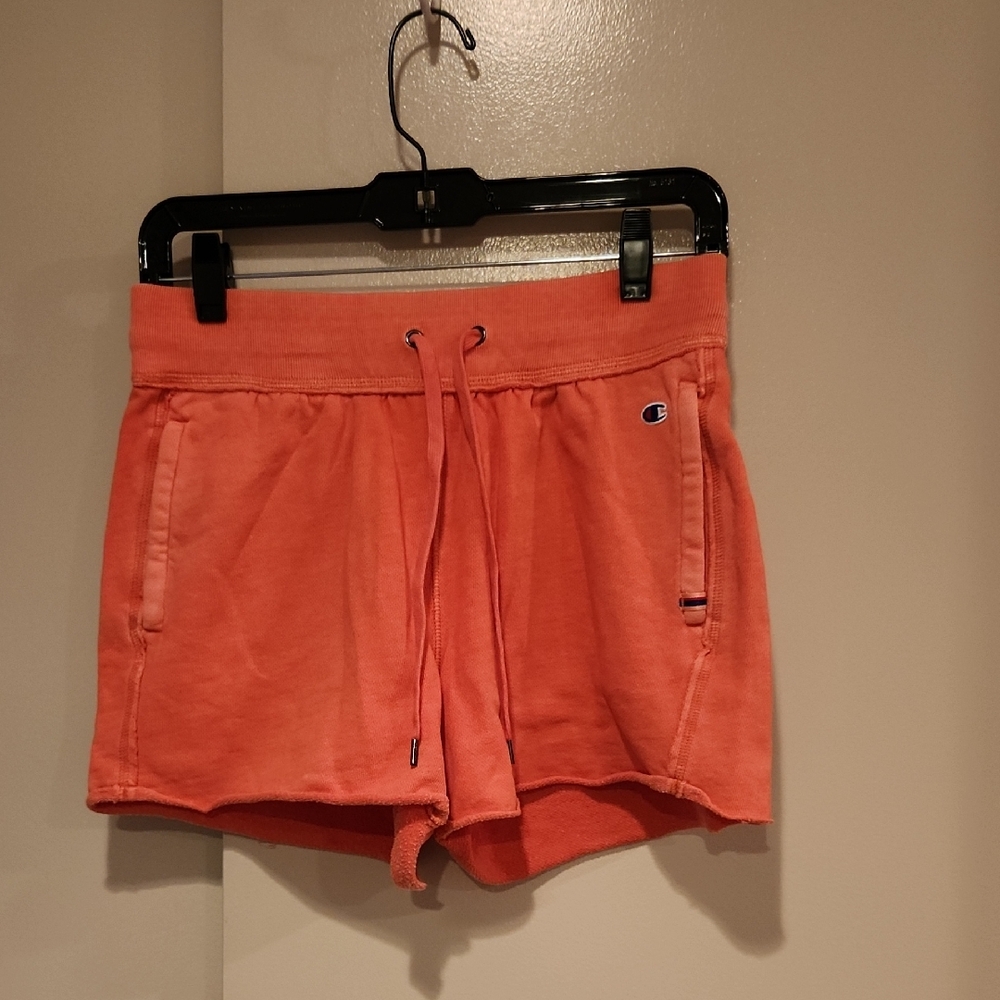 Champion Women's Coral Orange Shorts